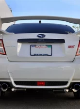 ARK GRIP Stainless Catback Exhaust w/Burnt Tips Subaru WRX STi Sedan 2011-2013                                     - SM1302-0210G - Image 3