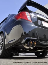 ARK DT-S Stainless Catback Exhaust w/Quad Tip Tecno Subaru WRX STI Sedan 2011-2022                                     - SM1302-0310D - Image 3