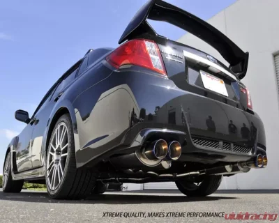 ARK DT-S Stainless Catback Exhaust w/Quad Tip Tecno Subaru WRX STI Sedan 2011-2022 - SM1302-0310D