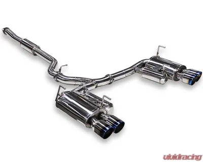 ARK DT-S Stainless Catback Exhaust w/Quad Tip Tecno Subaru WRX STI Sedan 2011-2022 - SM1302-0310D