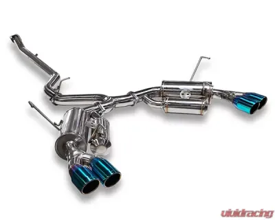 ARK GRIP Stainless Catback Exhaust w/Tecno Tips Subaru WRX STi Sedan 2011-2013 - SM1302-0310G