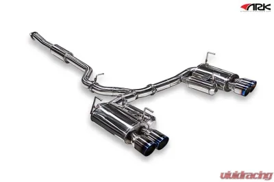 ARK DT-S Stainless Catback Exhaust w/Polished Tip Subaru WRX 2.5L H4 TURBO | Sti 2.5L H4 TURBO 2011-2021 - SM1304-0115D