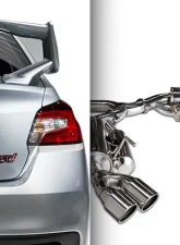 ARK GRIP Stainless Catback Exhaust Subaru WRX 2.5L H4 TURBO | Sti 2.5L H4 TURBO 2011-2021                                     - SM1304-0115G - Image 2