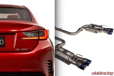 ARK GRIP Stainless Catback Exhaust w/Burnt Tips Lexus RC 300 | RC 350 AWD 2015-2018 - SM1511-0215G