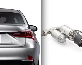 ARK GRIP Stainless Catback Exhaust w/Carbon Fiber Tip Lexus IS250 | IS 300 | IS350 AWD 2017-2019