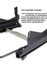 Brey Krause Passenger Side Seat Track Adaptor Chevrolet Camaro 6th Gen 2016-2020                                     - R-9171 - Image 2