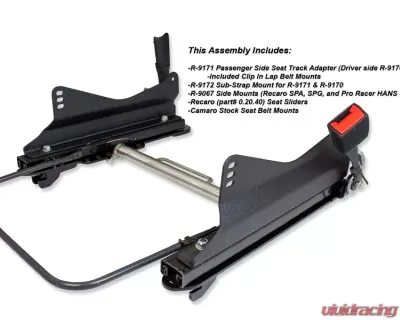 Brey Krause Passenger Side Seat Track Adaptor Chevrolet Camaro 6th Gen 2016-2020 - R-9171