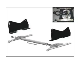 Brey Krause Floor Mount Adapter w/Integrated Sub Strap Mount Porsche 996 C2/C4 1998-2005