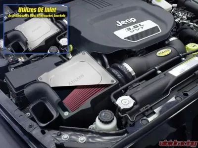 AIRAID Performance Air Intake System Jeep Wrangler 2012-2017 3.6L V6 - 311-132