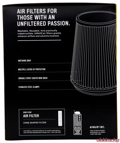 AIRAID Racing Air Filter - 700-462TDR
