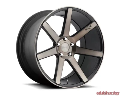 Niche M150 Verona Black & Machined w/ Dark Tint 1-Piece Cast Wheel 18x8 5x114.3 40mm - M150188065+40