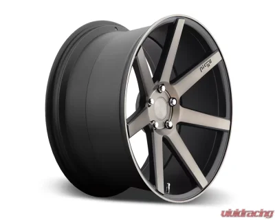 Niche M150 Verona Black & Machined w/ Dark Tint 1-Piece Cast Wheel 18x8 5x114.3 40mm - M150188065+40