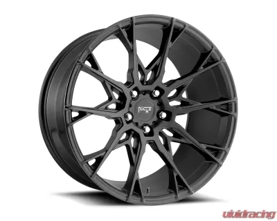 Niche M183 Staccato Satin Black 1-Piece Cast Wheel 20x10 5x120 40mm - M183200021+40