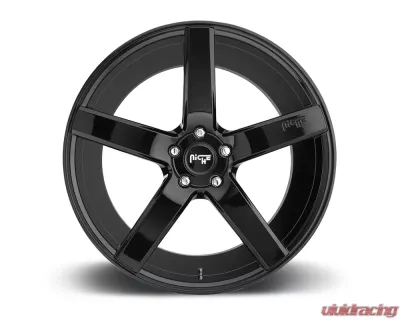 Niche M188 Milan Gloss Black 1-Piece Cast Wheel 20x8.5 5x120 35mm - M188208521+35