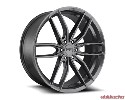 Niche M204 Vosso VI Gloss Anthracite 1-Piece Cast Wheel 22x9.5 6x139.7 30mm - M204229577+30