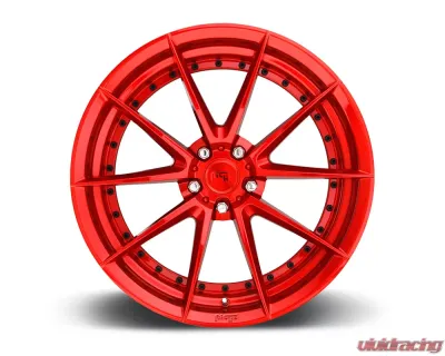 Niche M213 Sector Candy Red 1-Piece Cast Wheel 20x10.5 5x114.3 40mm - M213200565+40