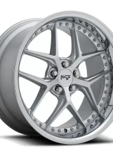 Niche M225 Vice Silver w/ Chrome Lip 1-Piece Cast Wheel 20x10.5 5x120 35mm                                     - M225200521+35 - Image 2