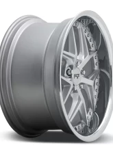 Niche M225 Vice Silver w/ Chrome Lip 1-Piece Cast Wheel 20x10.5 5x120 35mm                                     - M225200521+35 - Image 4