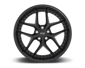Niche M226 Vice Satin Black w/ Gloss Black Lip 1-Piece Cast Wheel 20x10.5 5x114.3 40mm