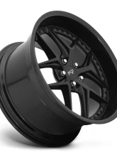 Niche M226 Vice Satin Black w/ Gloss Black Lip 1-Piece Cast Wheel 20x10.5 5x115 20mm                                     - M226200590+20 - Image 3