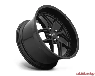 Niche M226 Vice Satin Black w/ Gloss Black Lip 1-Piece Cast Wheel 20x10.5 5x115 20mm - M226200590+20