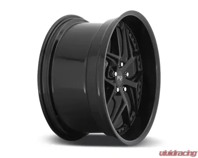 Niche M226 Vice Satin Black w/ Gloss Black Lip 1-Piece Cast Wheel 20x10.5 5x115 20mm - M226200590+20