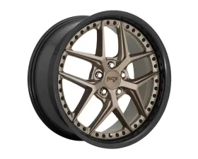 Niche M227 Vice Wheel 19x8.5 5X4.5 35mm Matte Bronze Black Bead Ring