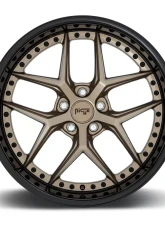 Niche M227 Vice Bronze w/ Gloss Black Lip 1-Piece Cast Wheel 20x9 5x114.3 35mm                                     - M227209065+35 - Image 4