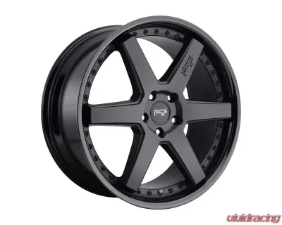Niche M192 Altair Wheel 18x8.5 5x112 42mm Gloss Black Matte Black - M1921885F8+42