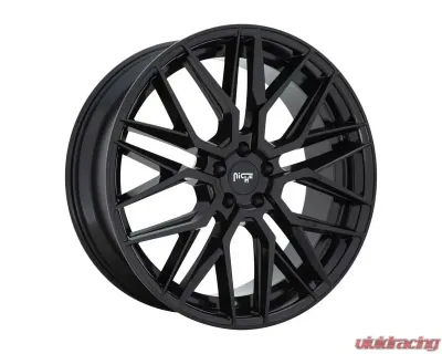 Niche M224 Gamma Wheel 19x8.5 5x112 35mm Gloss Black - M2241985F8+35