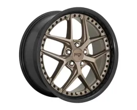 Niche M227 Vice Wheel 19x9.5 5x112 48mm Matte Bronze Black Bead Ring