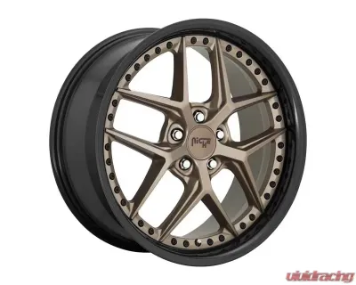 Niche M227 Vice Wheel 20x9 5x112 38mm Matte Bronze Black Bead Ring - M2272090F8+38