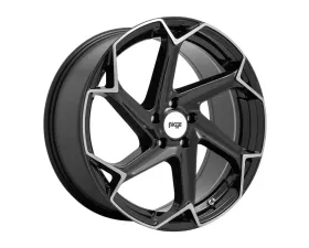 Niche 1PC M255 Flash Wheel 20x10.5 5X112 27mm Gloss Black Brushed