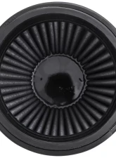 K&N RU-3102HBK Universal Clamp-On Air Filter, 7.5 in Diameter, Washable Synthetic Media                                     - RU-3102HBK - Image 2