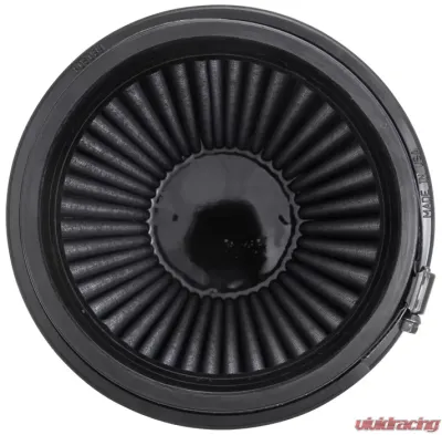 K&N RU-3102HBK Universal Clamp-On Air Filter, 7.5 in Diameter, Washable Synthetic Media - RU-3102HBK