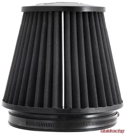 K&N RU-3102HBK Universal Clamp-On Air Filter, 7.5 in Diameter, Washable Synthetic Media - RU-3102HBK