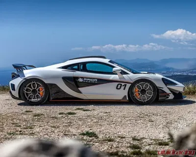 Prior Design PD1 Front Bumper Side Panels w/Vents McLaren 570S 2016-2021 CLEARANCE - 4260609894257