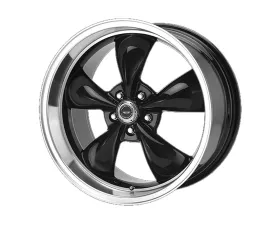 American Racing AR105 Torq Thrust M  17x7.5 5x5x115 +45mm Gloss Black Machined Lip Wheel