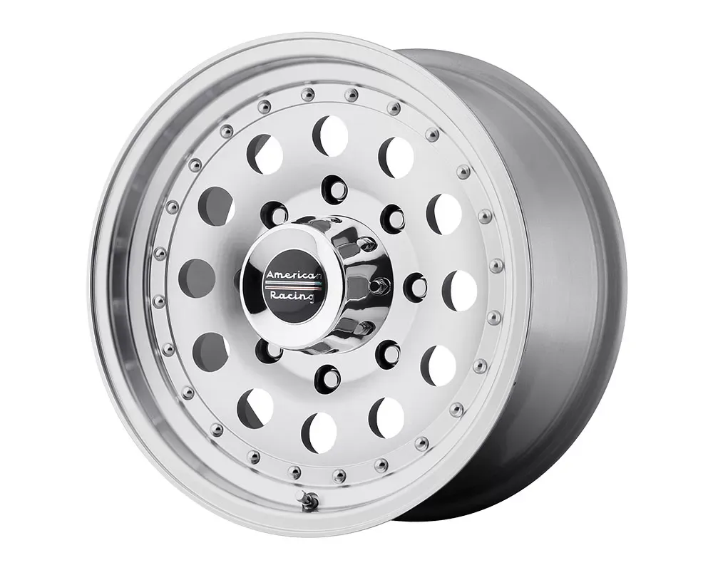 American Racing AR62 Outlaw II  15x7 5x5x139.7 -6mm Machined Wheel - AR625785
