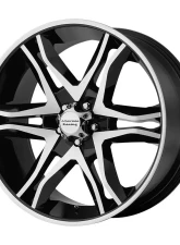 American Racing AR893 Mainline  17x8 6x6x135 +25mm Gloss Black Machined Wheel                                     - AR89378063325 - Image 2