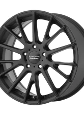 American Racing AR904  16x7 5x5x112 +40mm Satin Black Wheel                                     - AR90467056740 - Image 2