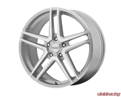 American Racing AR907 16x7 5x5x114.3 +40mm Bright Silver Machined Face Wheel - AR90767012440