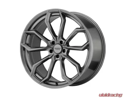American Racing AR932 Splitter Wheel 22x10.5 5x5x115 +25mm Graphite - AR93222515925