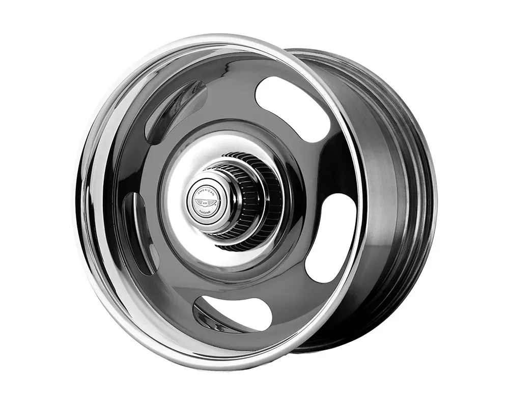 American Racing VN327 Rally 17x7 Blank +0mm Two-Piece Gray Center Polished Barrel Wheel - VN327770XX