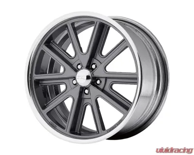 American Racing VN407 17x10 Blank +0mm Two-Piece Mag Gray Center Polished Barrel Wheel - VN407710XX