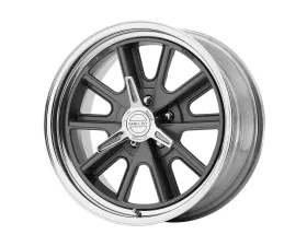 American Racing VN427 Shelby Cobra  17x9.5 5x5x120.65 -69mm Two-Piece Mag Gray Center Polished Barrel Wheel