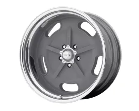 American Racing VN470 Salt Flat 15x3.5 Blank +0mm Mag Gray Center Polished Barrel Wheel