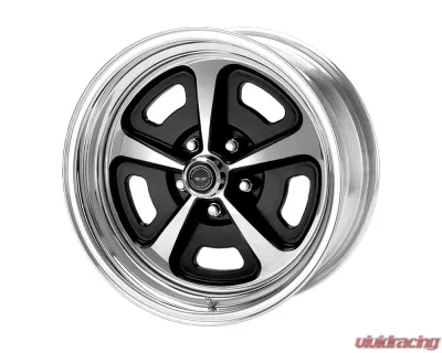 American Racing VN500 17x9.5 Blank +0mm Two-Piece Gloss Black Polished Center & Barrel Wheel - VN500795XX