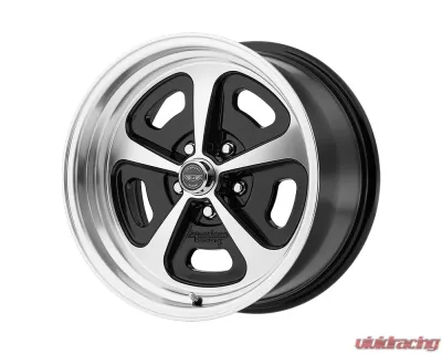 American Racing VN501 500 Mono Cast  17x7 5x5x114.3 +0mm Gloss Black Machined Wheel - VN50177012500
