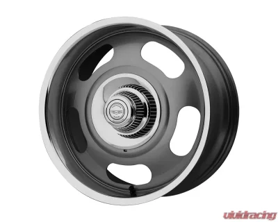 American Racing VN506  20x8 5x5x120.65/5x127 +0mm Mag Gray Center Polished Lip Wheel - VN50628006400